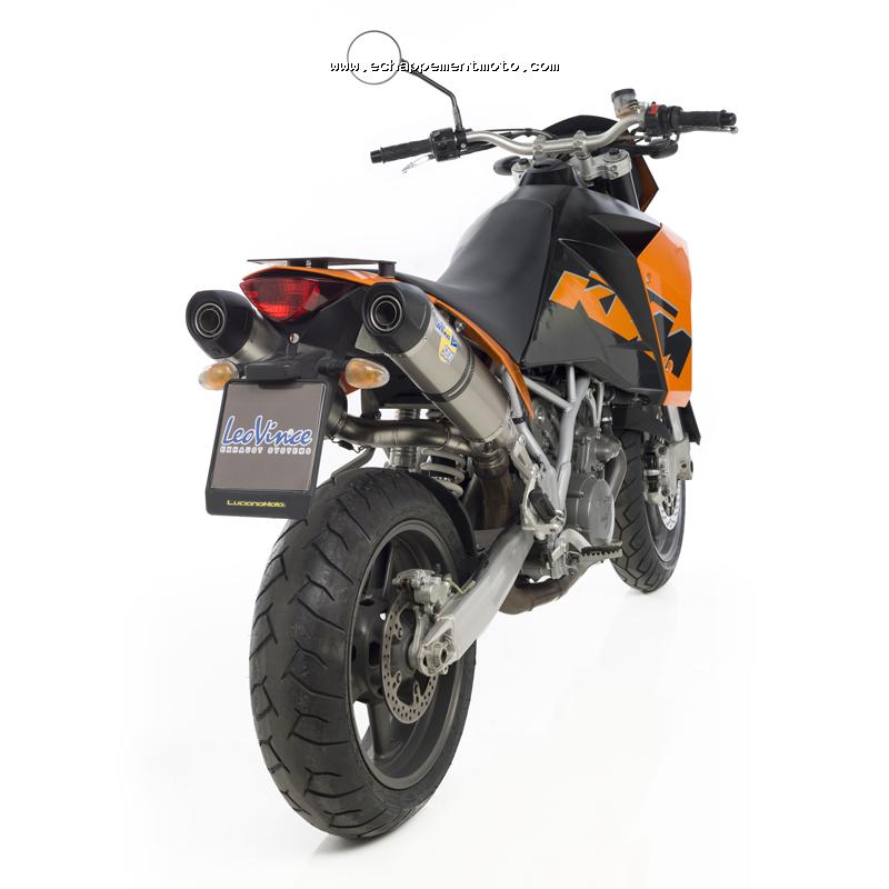 ECHAPPEMENT MOTO KTM 950 SM LEOVINCE LVONE FD-8414_3